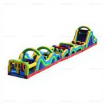 Commercial Inflatable Water Obstacle Course Slide