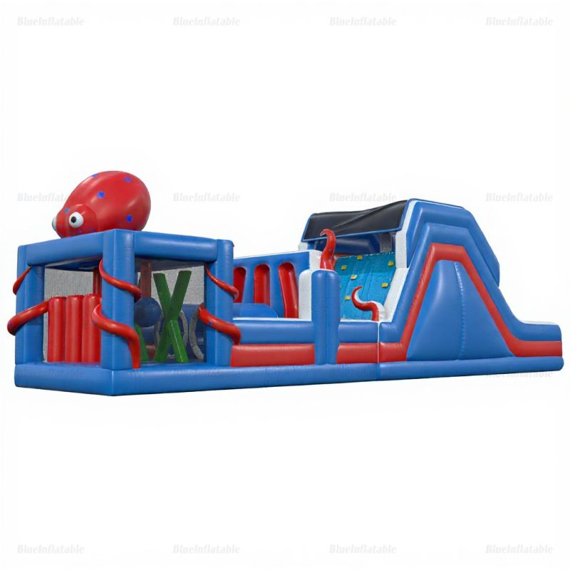 Octopus Inflatable Obstacle Course for Outdoor Fun