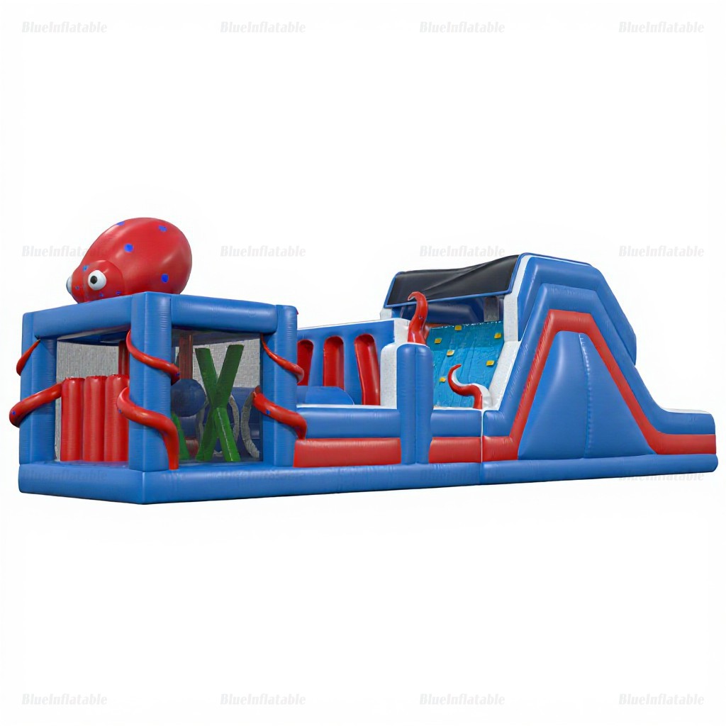 Octopus Inflatable Obstacle Course for Outdoor Fun