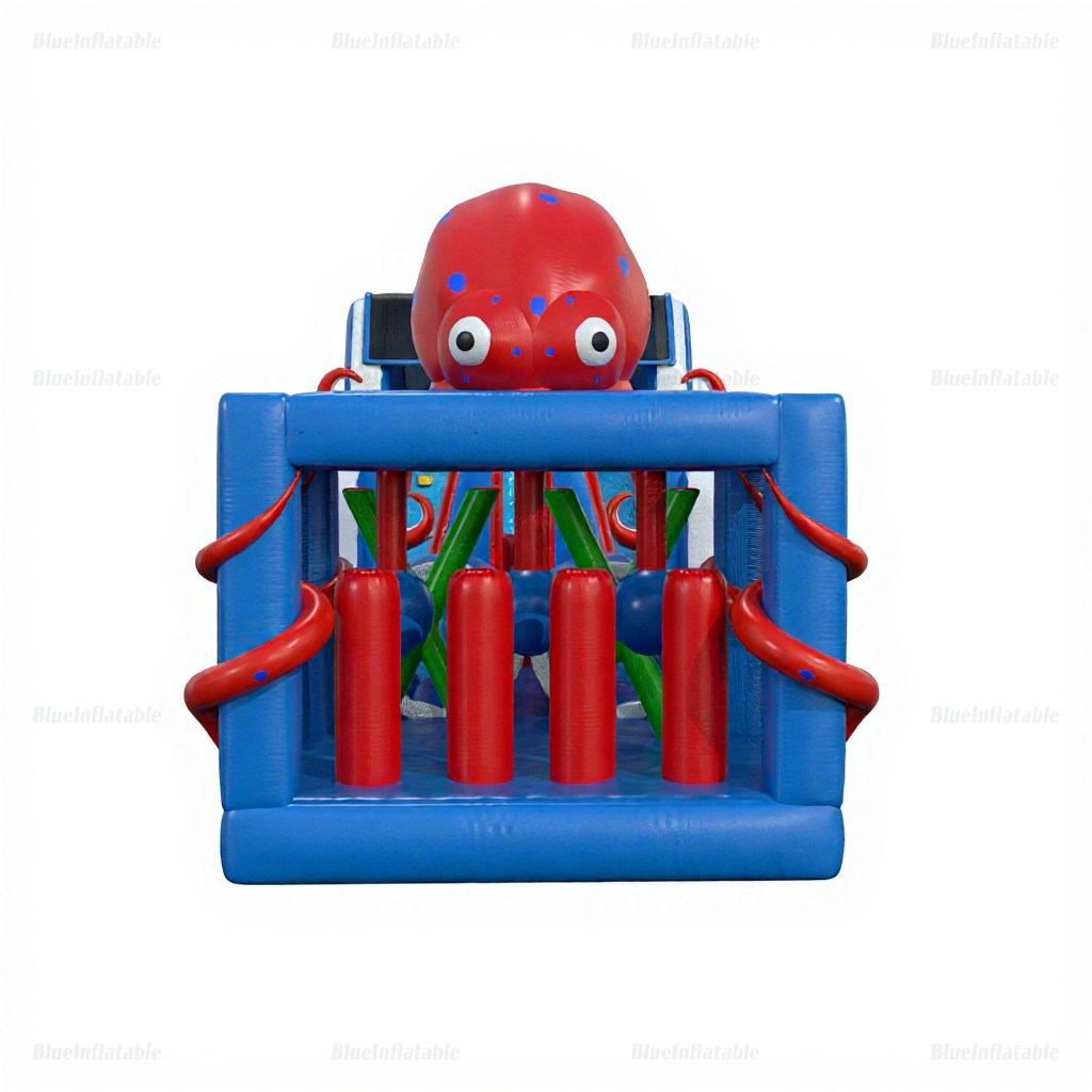 Octopus Inflatable Obstacle Course for Outdoor Fun - Image 4