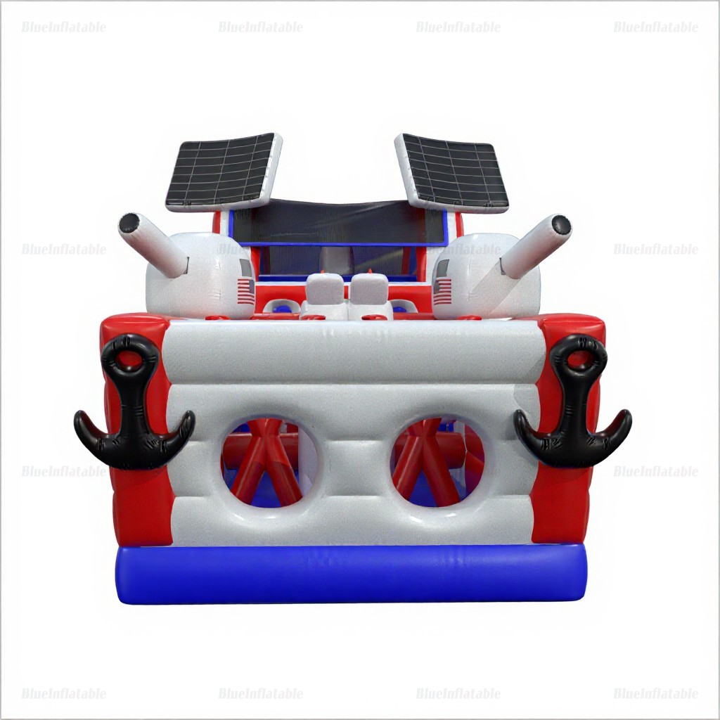 American Battleship Inflatable Obstacle Course Rental - Image 4
