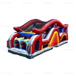 Shadow Theme Inflatable Lake Obstacle Course Playground