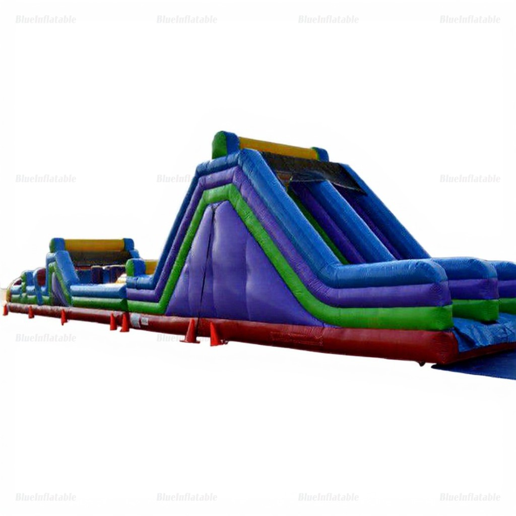 Inflatable Ninja Obstacle Course Water Slide