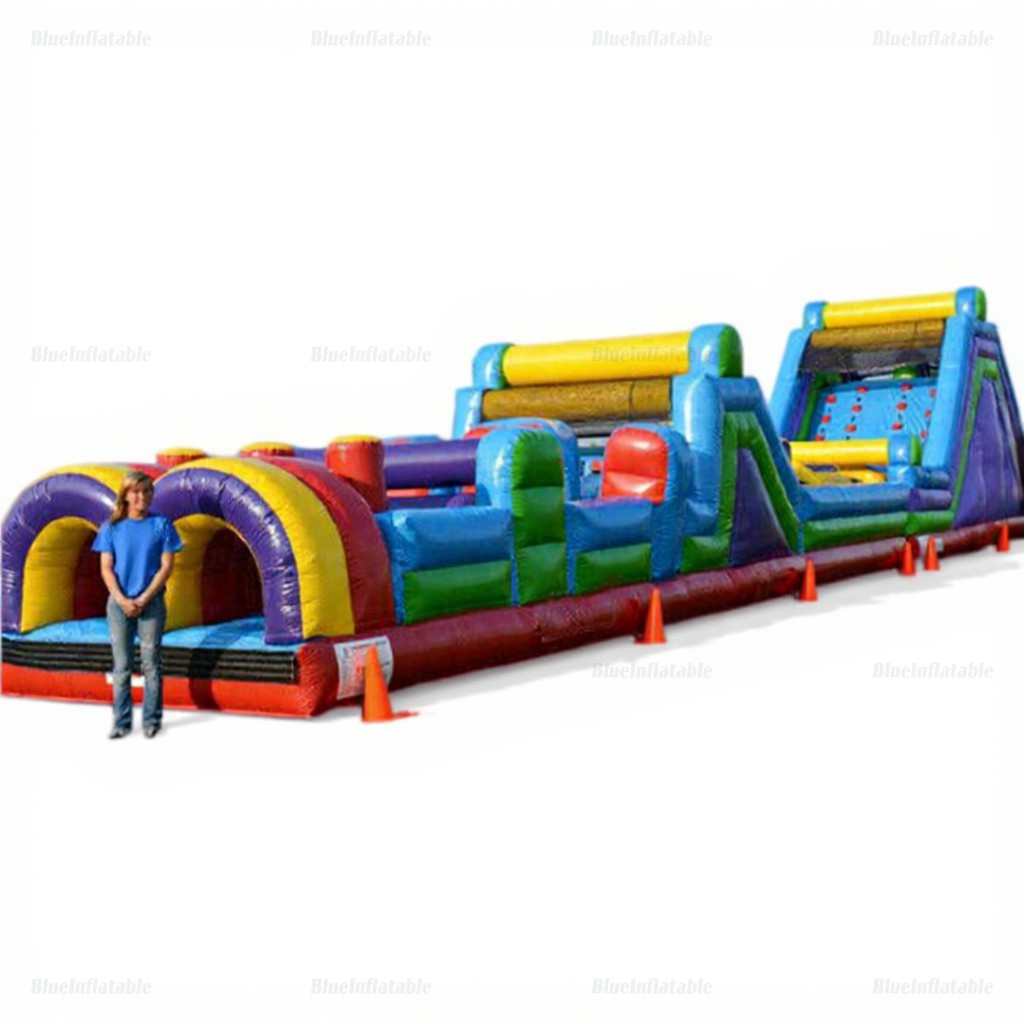 Inflatable Ninja Obstacle Course Water Slide - Image 2