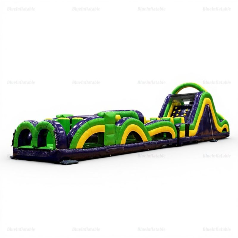 Adult Inflatable Obstacle Course Slide for Team Building