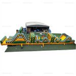 Nuclear Toxic Assault Inflatable Obstacle Course Hire