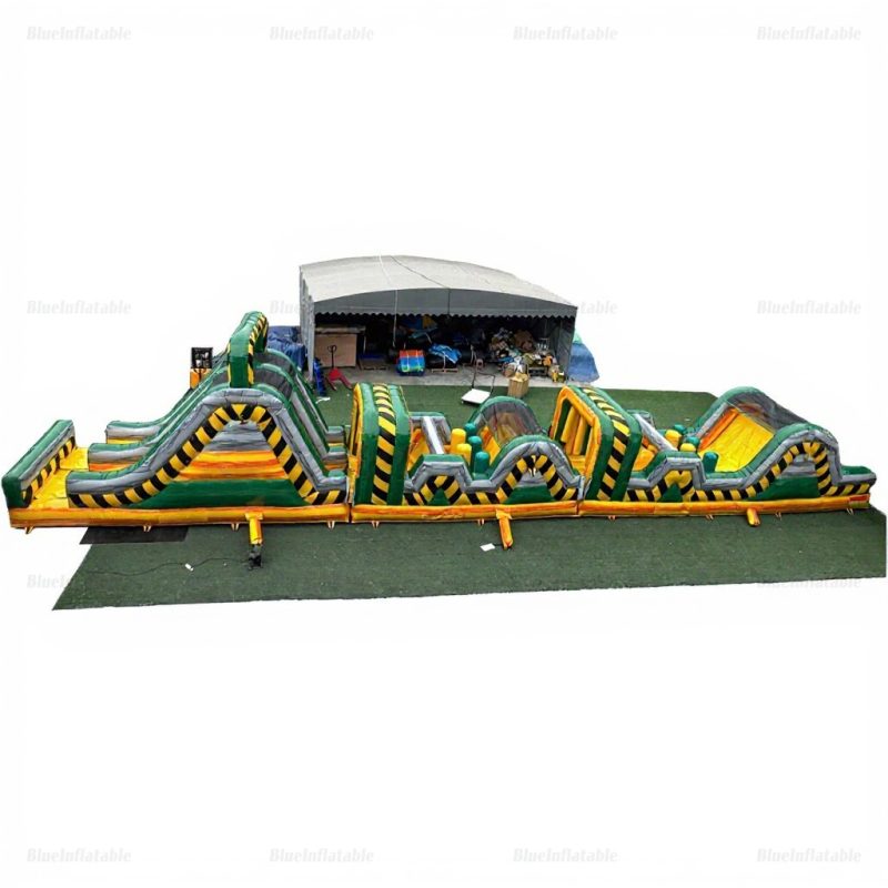 Nuclear Toxic Assault Inflatable Obstacle Course Hire