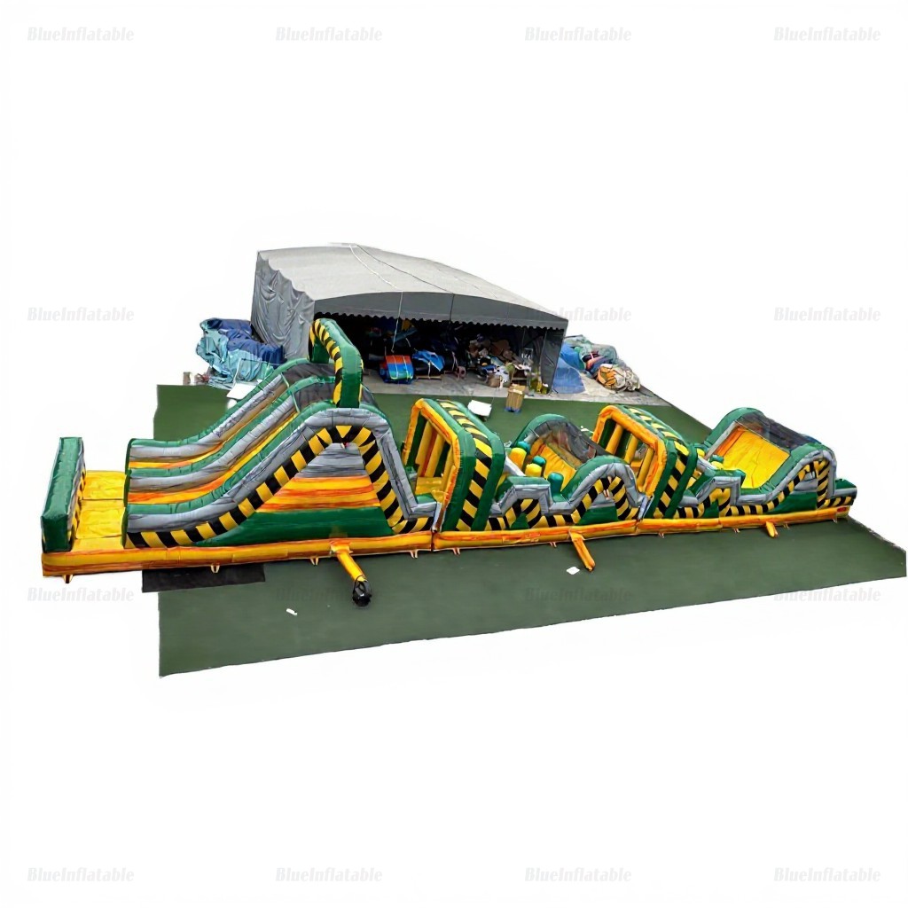 Nuclear Toxic Assault Inflatable Obstacle Course Hire - Image 8