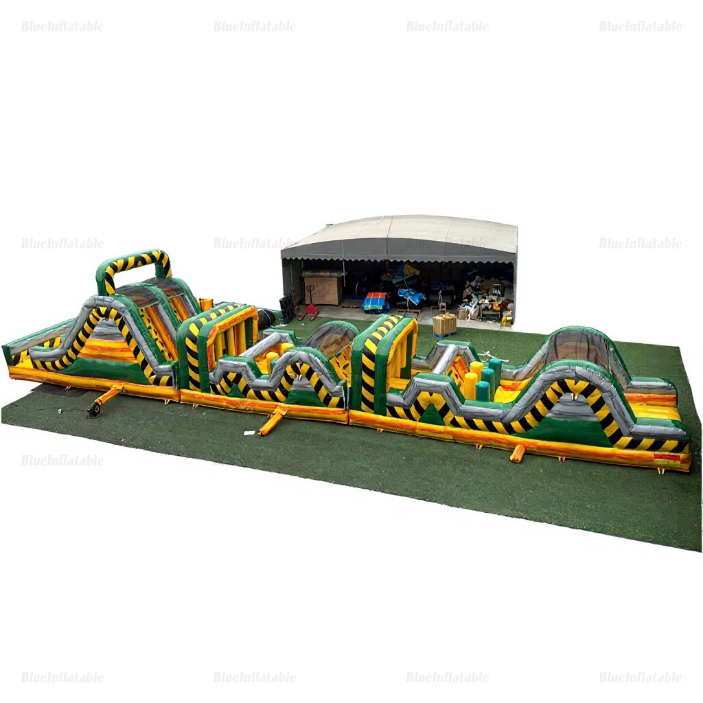 Nuclear Toxic Assault Inflatable Obstacle Course Hire - Image 10