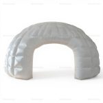 White Inflatable Dome Tent Office Pod