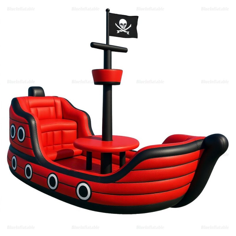 Inflatable Pirate Ship Lake Float for Family Fun