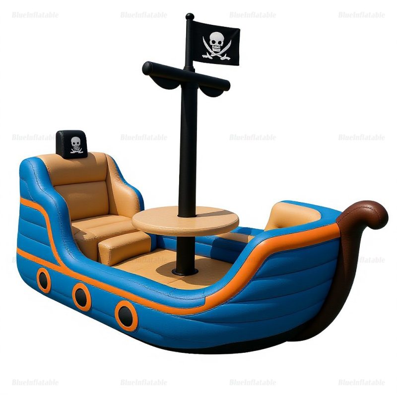 Inflatable Pirate Ship Pool Float for Adults