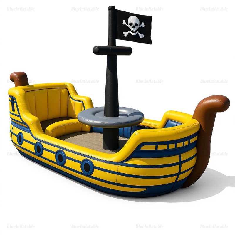 Inflatable Pirate Ship Lake Float for Kids