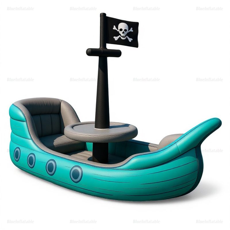 Inflatable Pirate Ship Lake Float for Kids