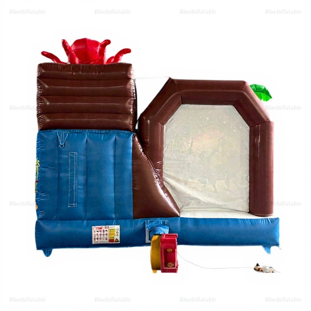 Pirate Castle Inflatable Bounce House & Slide Combo - Image 8