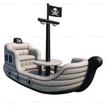 Inflatable Pirate Ship Lake Float for Family Parties