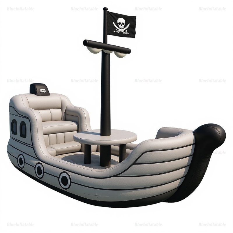 Inflatable Pirate Ship Lake Float for Family Parties