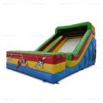 Pirate-Themed Colorful Inflatable Dry Slide for Kids