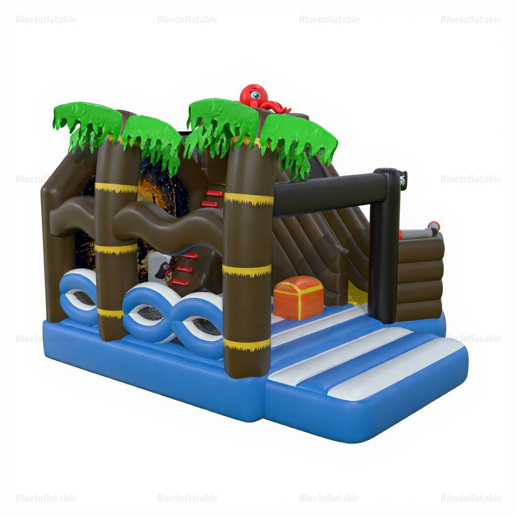 Pirate Party Inflatable Slide & Bounce Combo Rental - Image 6