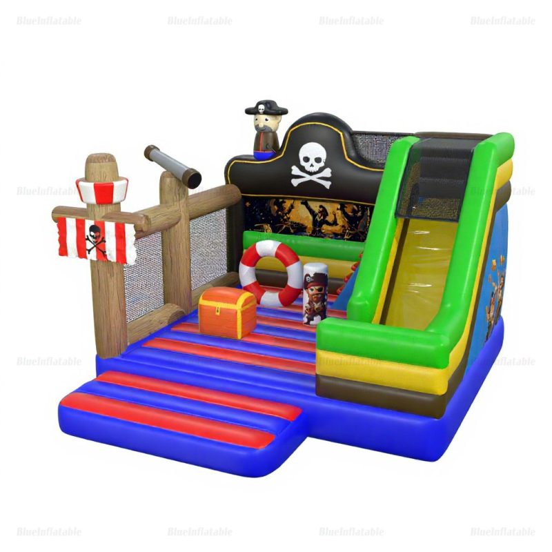 Pirate Inflatable Bounce House & Slide Combo Rental