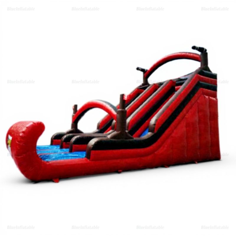 Large Pirate Inflatable Water Slide for Backyard