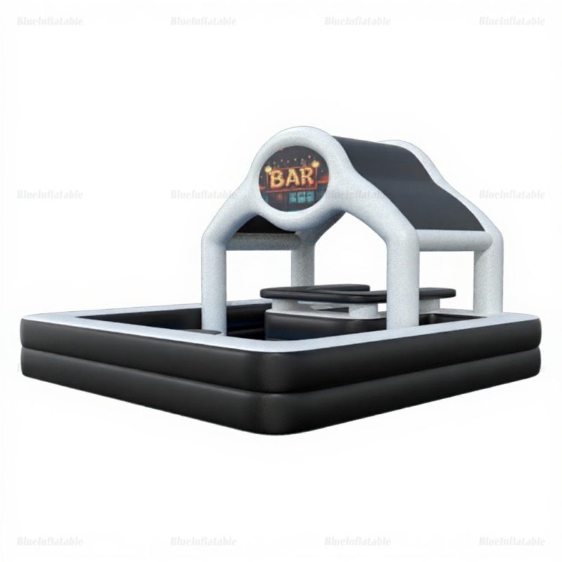 Inflatable Pool Bar with Tabletop Games for Adults