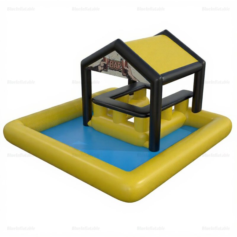 Inflatable Pool Bar & Table for Outdoor Events