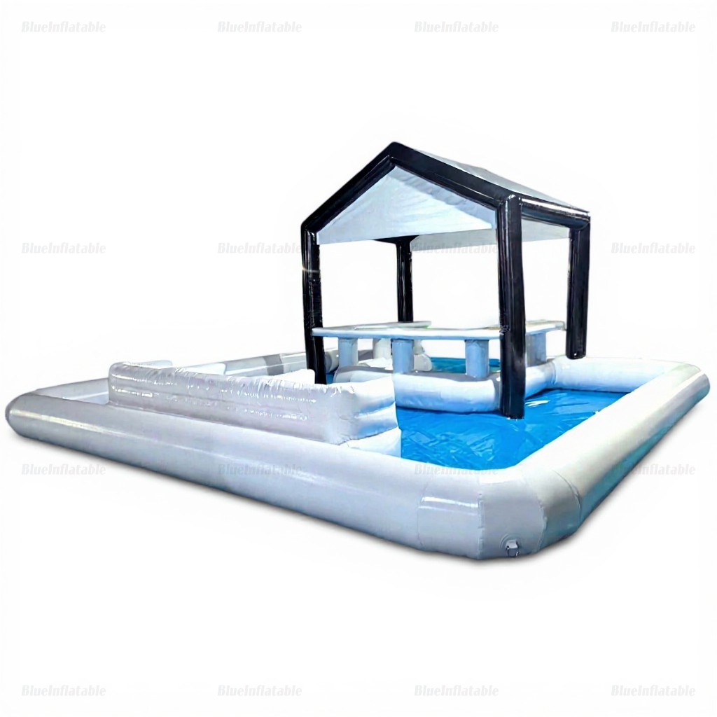 Inflatable Pool Bar & Sofa with Water Park Features - Image 2