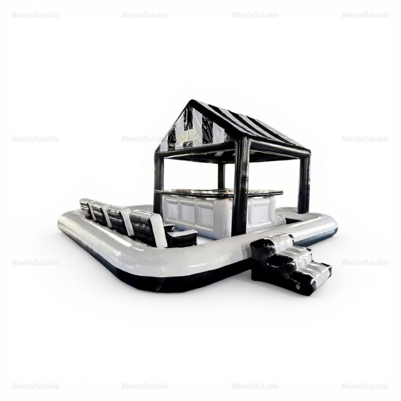 Inflatable Pool Bar with Seats for Indoor & Outdoor Use