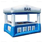 Inflatable Outdoor Pool Bar & Playhouse with Soft Play Area