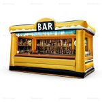 Inflatable Pool Bar Table for Backyard Water Games