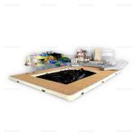 Inflatable Yacht Pool with Sofas and Slide