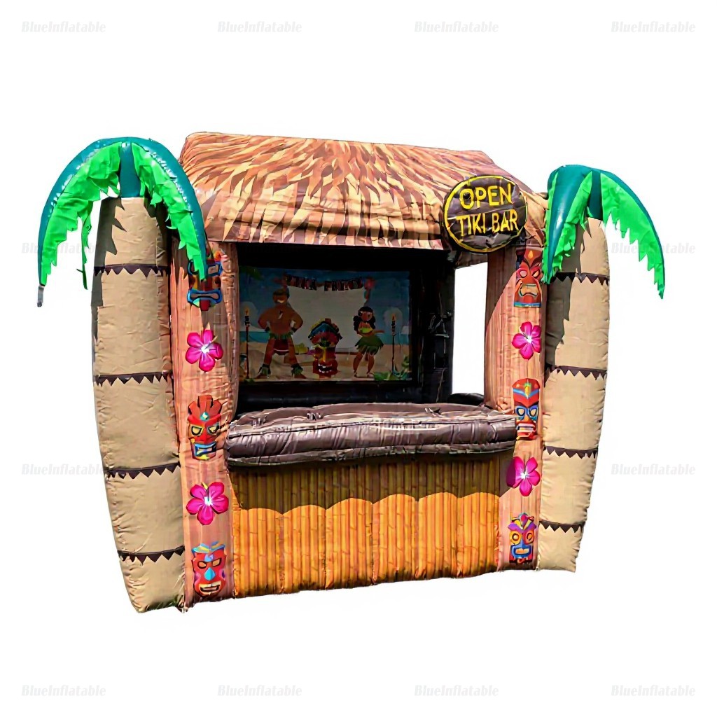 Inflatable Tiki Bar for Pool Parties