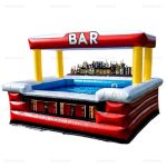 Inflatable Backyard Pool Bar for Swimming