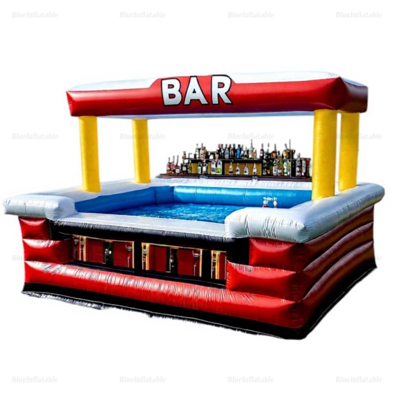 Inflatable Backyard Pool Bar for Swimming