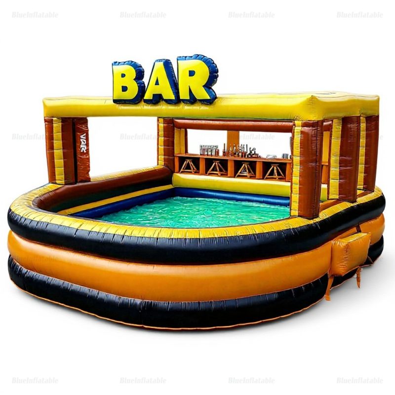 Giant Inflatable Pool Bar & Game Table for Adults
