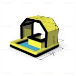 Leakproof Inflatable Poolside Bar with Table