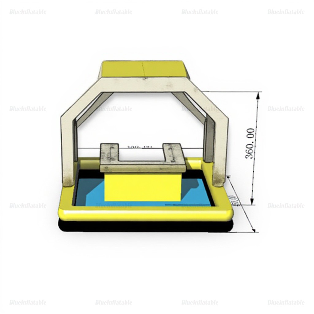 Leakproof Inflatable Poolside Bar with Table - Image 2