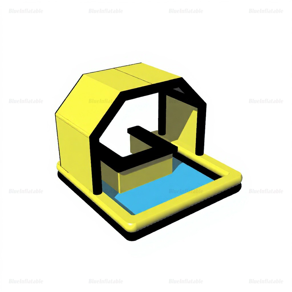 Leakproof Inflatable Poolside Bar with Table - Image 6