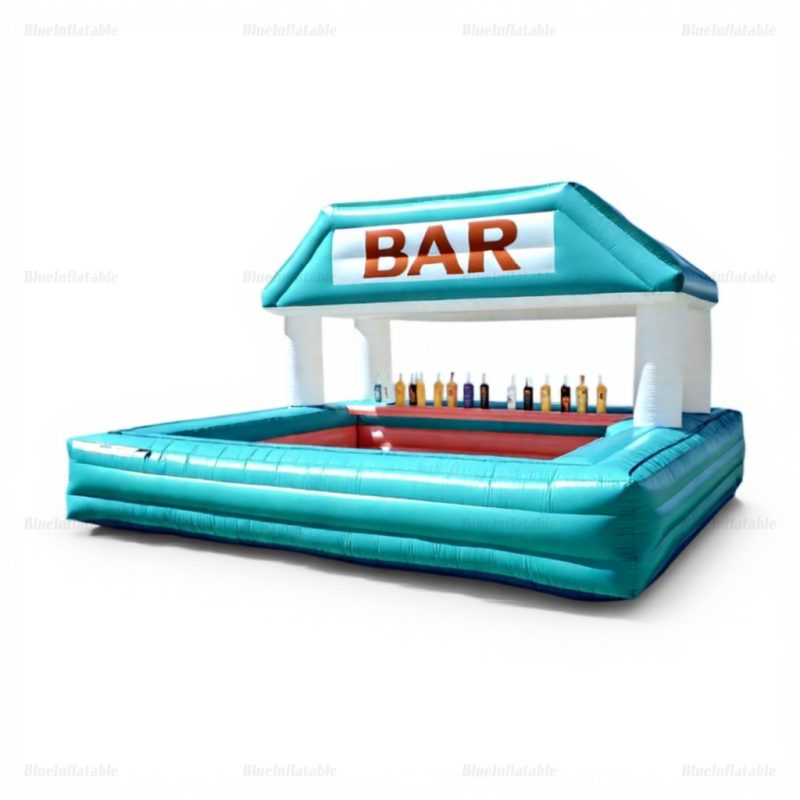 Inflatable Pool Bar Float for Outdoor Water Parties