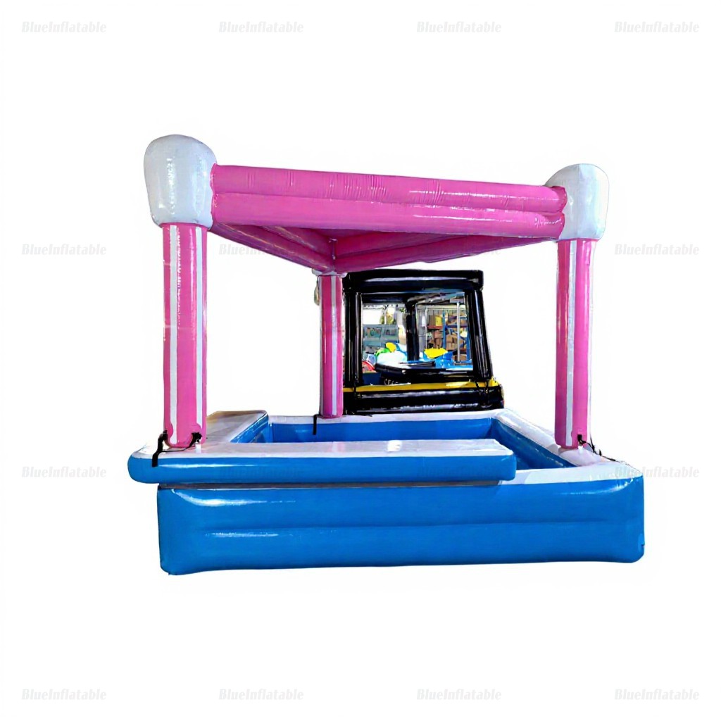 Pink Inflatable Pool Bar for Outdoor Parties - Image 6