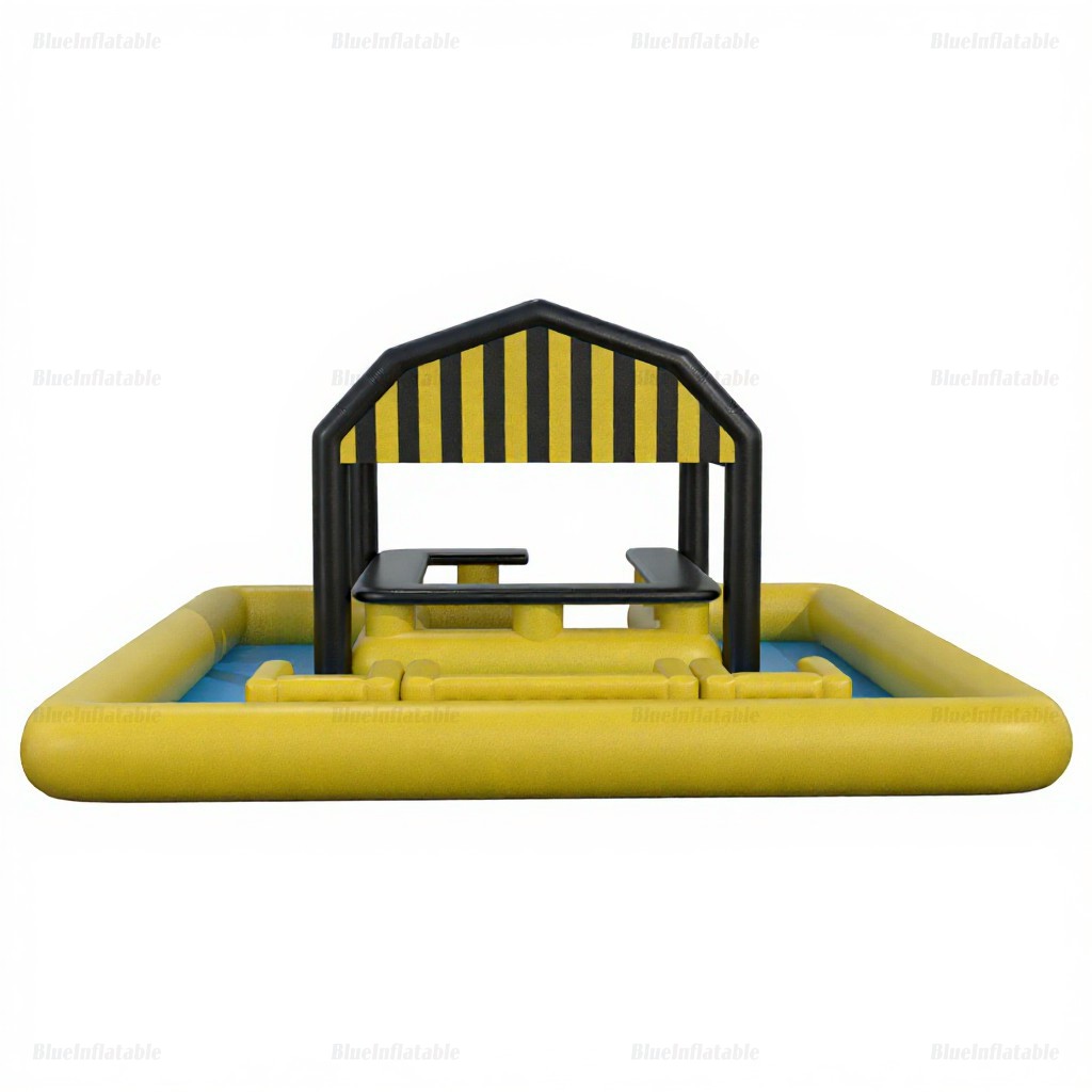 Inflatable Pool Bar Platform with Seats - Image 5