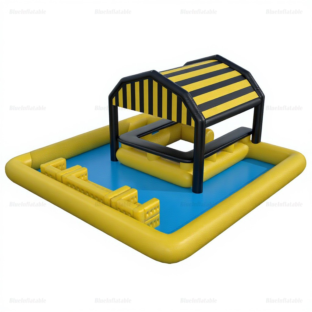 Inflatable Pool Bar Platform with Seats - Image 7