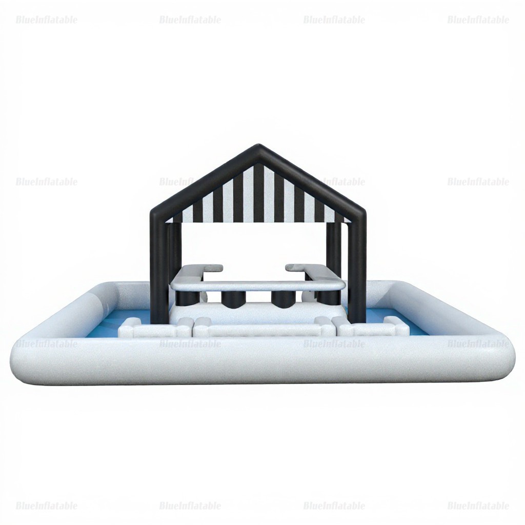 Inflatable Pool Bar Table with Seats - Image 5
