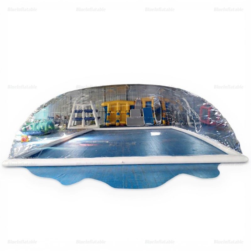 Transparent Inflatable Pool Dome with Roof Cover