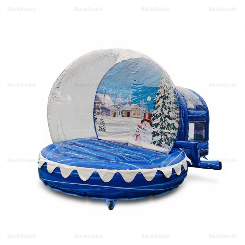 10ft Inflatable Snow Globe Bubble House with Tunnel