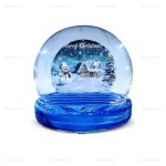 Inflatable Snowman Globe Indoor Soft Play Slide