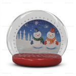 Christmas Inflatable Snow Globe Photo Booth Tent