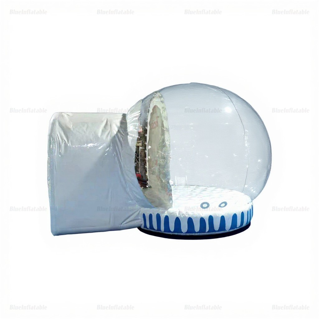 Inflatable Christmas Snow Globe with Snowman - Image 3