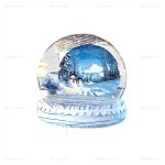 Inflatable Snowman Snow Globe Christmas Party Event Space